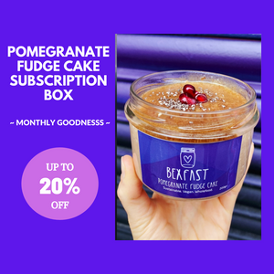 Subscription Box - Pomegranate Fudge Cake