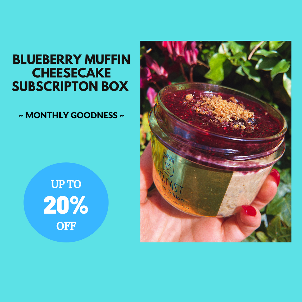 Subscription Box - Blueberry Muffin Cheesecake